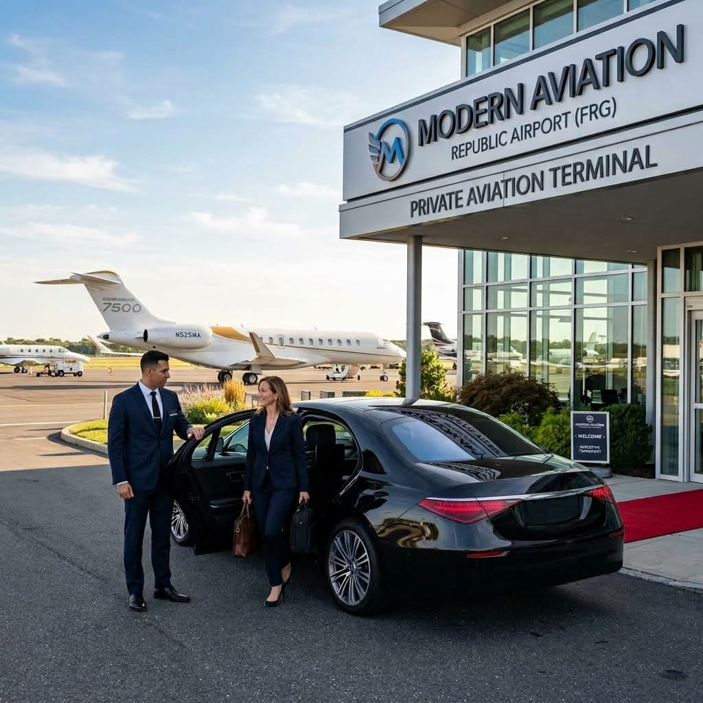 Executive Chauffeur Transportation From Modern Aviation FRG